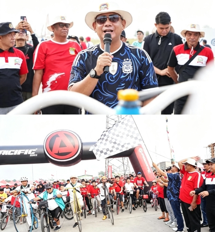 Plt Bupati Asep Surya Atmaja Hadiri Jalan Sehat GCC, Dorong Hidup Sehat dan Kebersamaan Warga