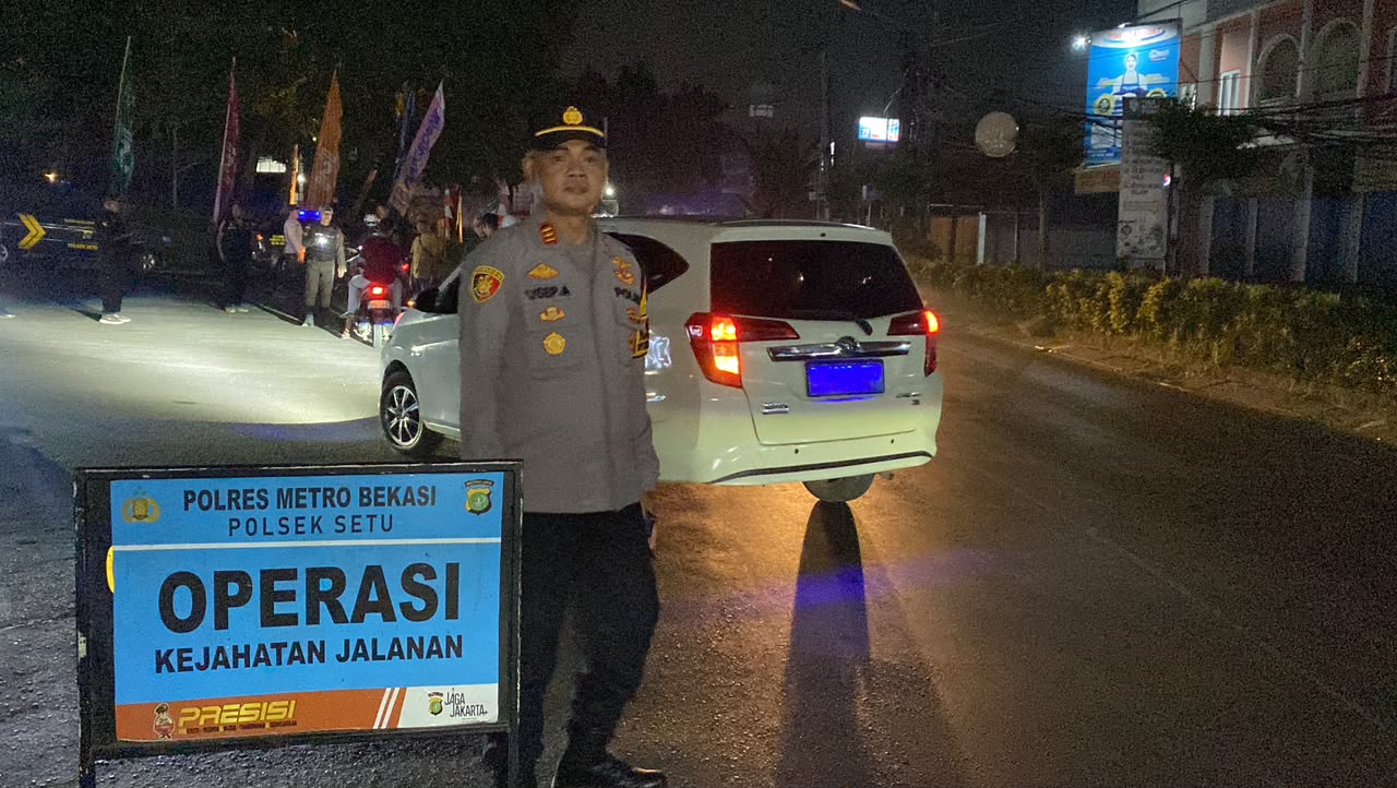 OKJ Polsek Setu Digelar di Perbatasan Setu-Cimuning, Antisipasi 3C dan Gangguan Kamtibmas